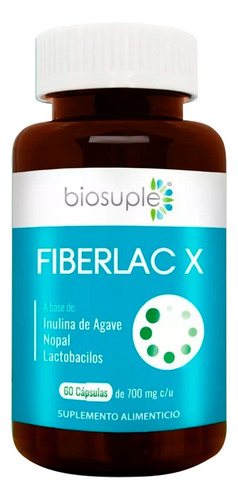 Fiberlac X 60 Caps Sabor Sin sabor Probióticos Biosuple