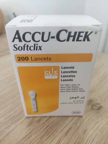 Lacentas Accu-chek Softclix  200 Unidades