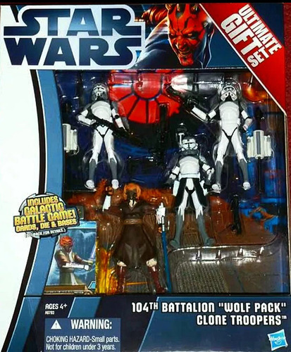 Star Wars Batallón Wolf Pack Clone Troopers Vintage N.u.e.vo