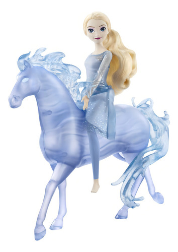 Muñeca y caballo Elsa Nokk - Princesas Frozen de Disney - Mattel