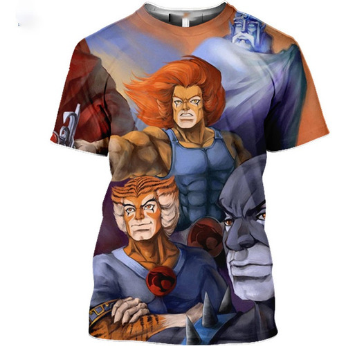 Camisetas De Moda Con Estampado 3d De Anime Thundercats