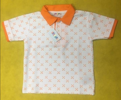 Chemise Manga Corta Para Niños, Únicamente Talla 4.