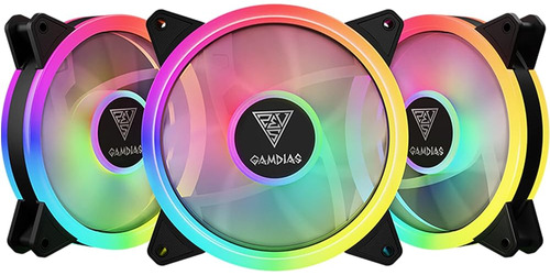 Gamdias Rgb Caja De Computadora Ventiladores De Enfriamiento