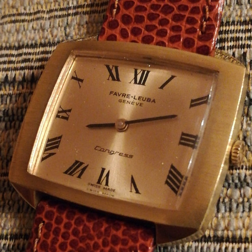 Reloj  Favre Leuba  Geneve   Congress  -  Swiss  Coleccion  