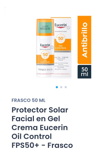 Protector Solar Facial En Crema Eucerin Oil Control Fps50