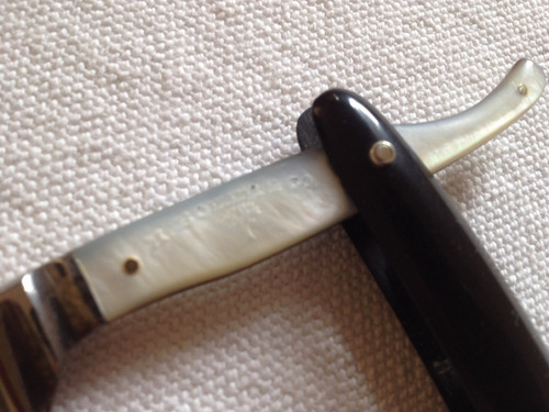 Navaja De Barbero Alemana Boker Negro (Usado)