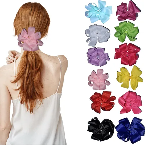 comprar 12 Pinza Con Moño De Liston Coquette De Moda. Picky