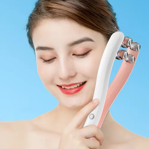 Masajeador Casero Con Rodillo Para Estiramiento Facial Masa