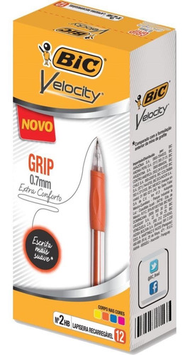 Lapiseira 0.7mm Velocity Pencil Sortidas Cx.c/12