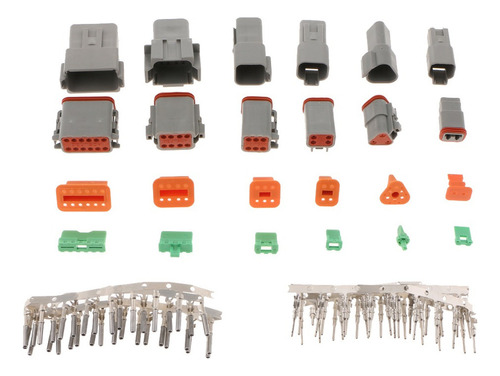 Deutsch 2, 3, 4, 6, 8, 12 Juego De Conector De Clavija Con