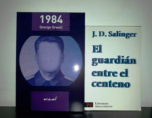 Lote X 2 1984 + Guardián Entre El Centeno Orwell - Salinger