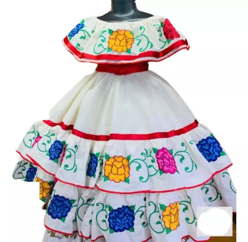Vestido De Escaramuza Niña 2 - 4 - 6 - 8 en venta en Guadalajara Jalisco  por sólo $ 4,  Mexico