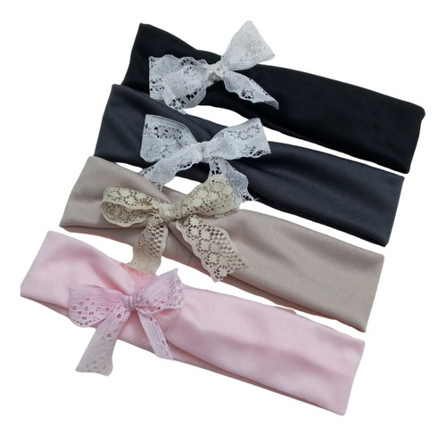 Bandanas Coquette Hair Band De Moda - Pack De 4 Und