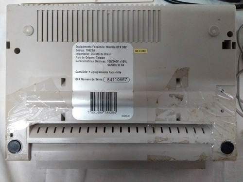 Imagem 5 de 10 de Fax Olivetti Ofx 302 Funcionando Leia Usado