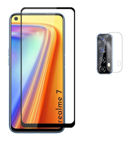  Lámina Vidrio Oppo Realme 8, 8pro, 7, 7pro Pantalla+ Camara