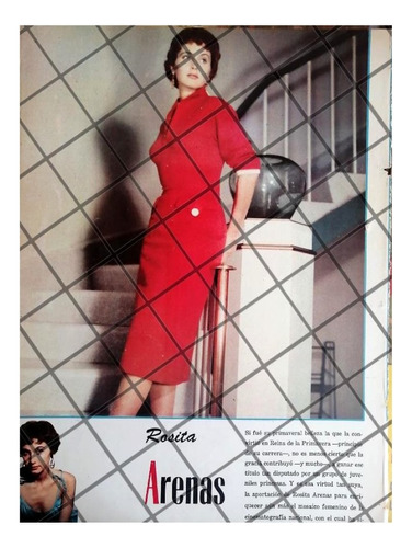 Afiche Retro Inicios De Actriz. Rosita Arenas 1956