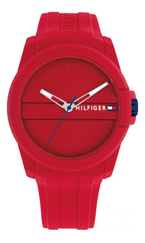Relógio masculino Tommy Hilfiger Austin 1710598 vermelho