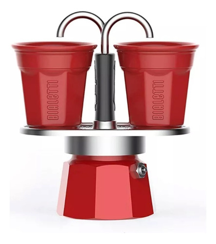Cafetera Bialetti Set Mini Express 2 Cups Manual Colores