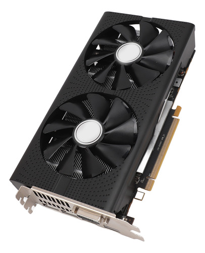 Tarjeta Gráfica De 256 Bits Con Doble Ventilador Para Rx580