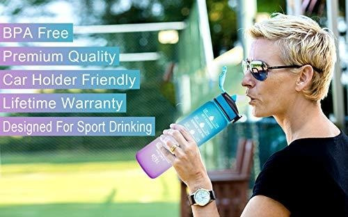 Botella De Agua Potable A Prueba De Fugas De 32oz Bpa C...