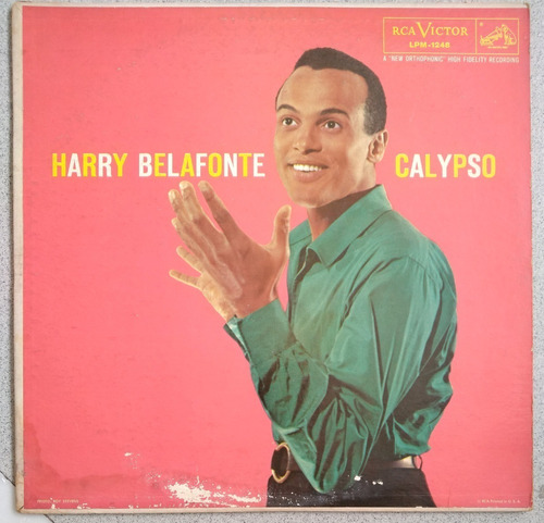 Calypso - Belafonte Harry Vinilo Rca 1956 Original Usa Caba