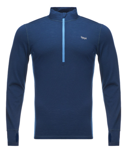 Primera Capa Hombre Skintec 3000 1/4 Zip Azul Oscuro Lippi