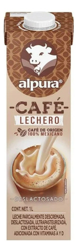 2 Pza Café Alpura Lechero 1 L