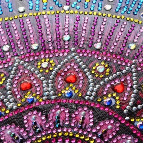 Puzzle 5d - Pintura Com Diamante- Árvore Da Sorte - 30x30 Cm