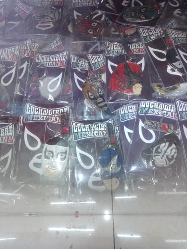 Llavero Y Destapador De Mascara Lucha Libre Varios Modelos
