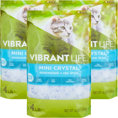 Arena Para Gato Cristalizada Vibrant Life Premium 12lb