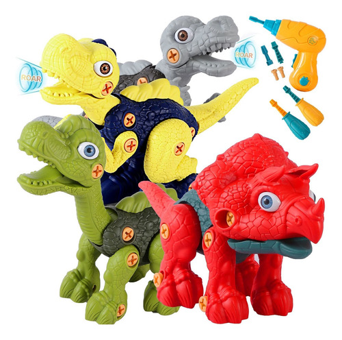 Szjjx Take Apart - Juguetes De Dinosaurio Para Niños De 3 .