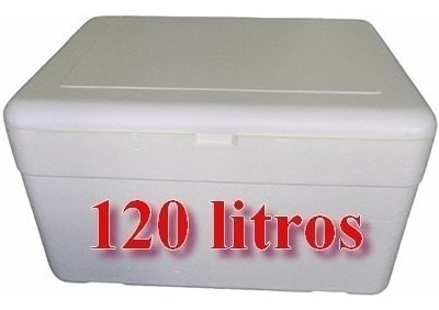 2 Caixa Térmica D Isopor Capacidade 120 Litros C/dreno