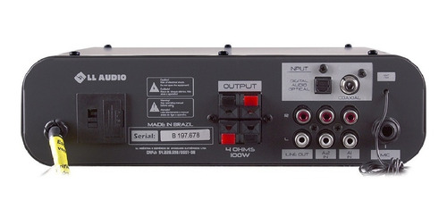 Kit Som Ambiente Amplificador Optico Smart Tv Youtube 440w