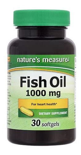 Aceite De Pescado 1000mg Nature's Measure 