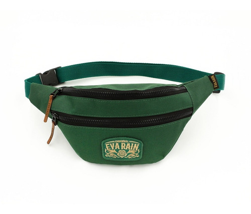 Riñonera Unisex Vintage Verde Bandolera Urbana Eva Rain®