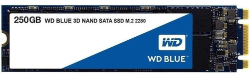 Ssd Interno Para Pc Wd Blue 3d Nand 250gb - Sata Iii 6 Gb / 