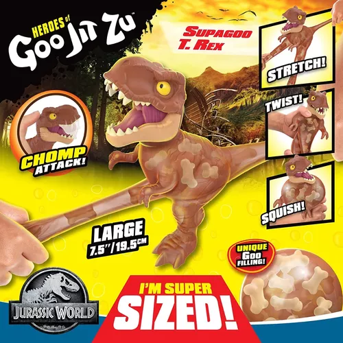 Moose Toys Heroes of Goo Jit Zu Jurassic World Stretch Heroes - T-Rex, 1 ct  - Kroger