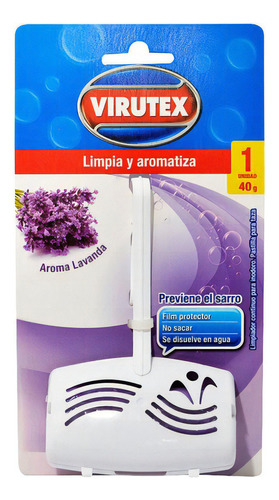 Pastilla Inodoro Wc X1 Lavanda Canastilla Taza Virutex