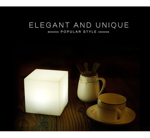 Loftek Cubo Luz Led Rgb 16 Color Ip65 10 Cm Lampara Led