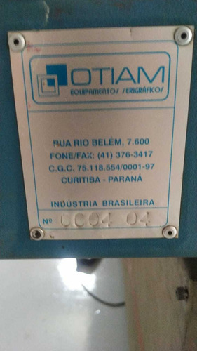 Imagem 6 de 6 de Maquina De Serigrafia Semi Automática