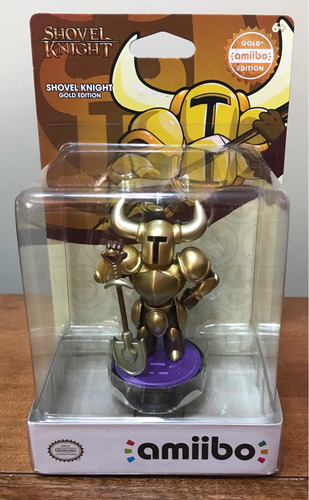 Amiibo Shovel Knight Gold Edition. Nintendo. Nuevo