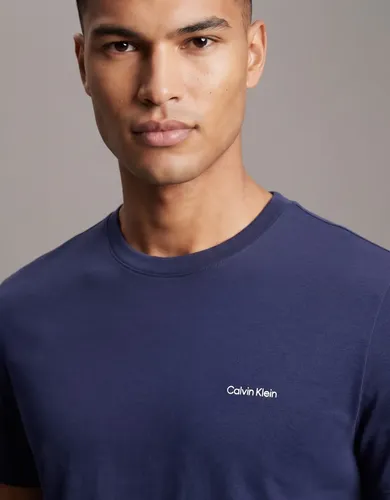 Camiseta Calvin Klein Básica Masculina Azul Marinho Algodão