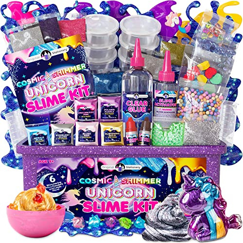 Kit De Slime De Unicornio Cosmic Shimmer, Juguetes De U...