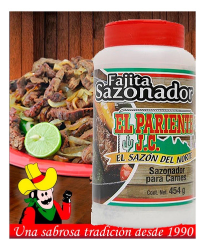 Sazonador El Pariente J.c. Para Carnes Fajita 200 Gr