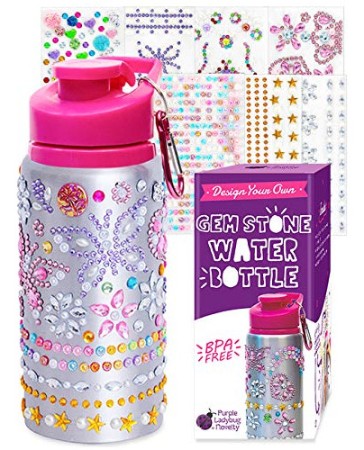 Botella De Agua Purpura Para Decorar Tu Propia Botella De Ag