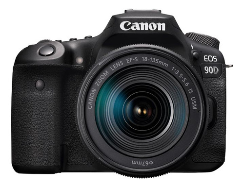 Excelente Camara Canon 90d Con Lente 18-135 Mm Y Otro 24mm