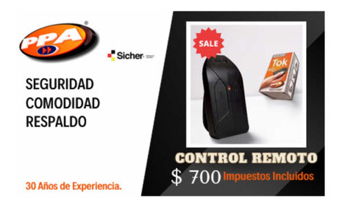 Imagen 3 de 5 de Control Remoto Ppa