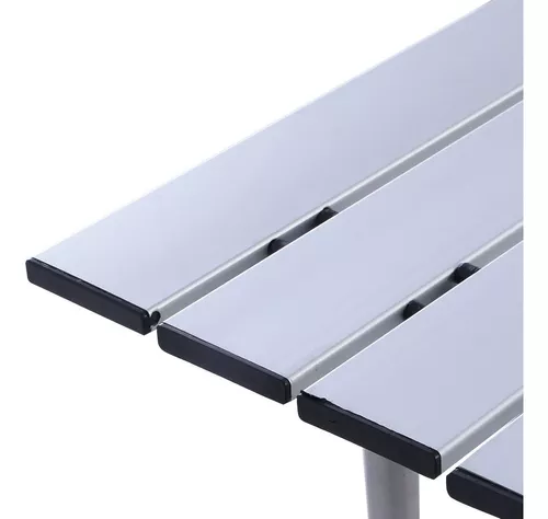 Mesa Plegable Enrollable De Aluminio 70x70 Calidad Superior