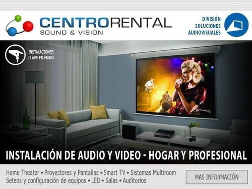 Instalación Audio Y Video  Hogar - Profesional -home Theater