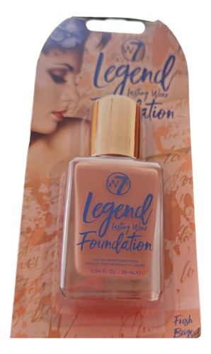 Base De Maquillaje W7 Legend Foundation Lasting Wear Beige